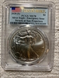 2020-(S) $1 Silver Eagle - Emergency Issue Struck at San Francisco First Strike MS70