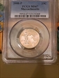 2000-P 25C Massachusetts MS67