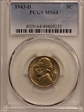 1943-D 5C MS64