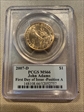 2007-D $1 John Adams Position A - First Day of Issue MS66