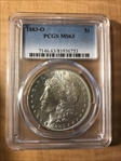 1883-O $1 MS63