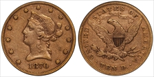 1870-S $10 VF25