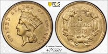 1878 $3 AU55