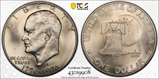 1976-S $1 Silver MS67
