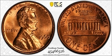 1960 1C Large Date MS65RD