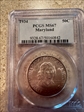 1934 50C Maryland MS67