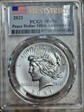 2021 $1 Peace Dollar 100th Anniversary First Strike MS70