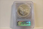 2007-W $1 Burnished Silver Eagle SP70