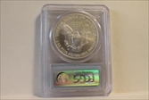 2007-W $1 Burnished Silver Eagle SP70