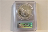 2007-W $1 Burnished Silver Eagle SP70