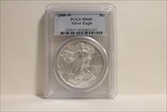 2008-W $1 Burnished Silver Eagle SP69