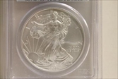 2008-W $1 Burnished Silver Eagle SP69