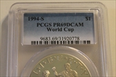 1994-S $1 World Cup PR69DCAM