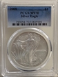 2008 $1 Silver Eagle MS70
