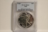 1988 $1 Silver Eagle MS69