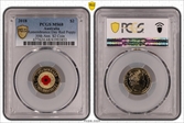 2018 $2 Remembrance Day Red Poppy 30th Ann. $2 Coin Colorized MS68