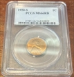 1950-S 1C MS66RD