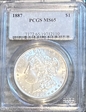 1887 $1 MS65