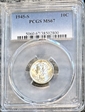 1945-S 10C MS67
