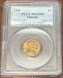 1909 1C Lincoln MS65RD