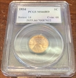 1934 1C MS66RD