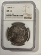 1880 $1 MS 65