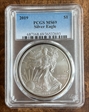 2019 $1 Silver Eagle MS69