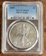 2020 $1 Silver Eagle MS69