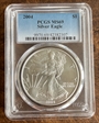 2004 $1 Silver Eagle MS69