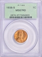 1938-S 1C MS67RD
