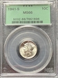 1941-S 10C MS66