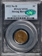 1922 No D 1C Strong Reverse VF25BN