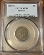 1909-S 1C Indian XF40BN