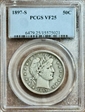 1897-S 50C VF25