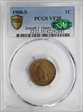 1908-S 1C VF35BN