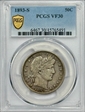 1893-S 50C VF30