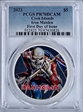 2023 $5 Iron Maiden First Day of Issue PR70DCAM