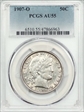 1907-O 50C AU55