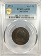 1773 VA 1/2P No Period AU50BN