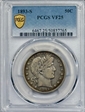 1893-S 50C VF25