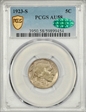 1923-S 5C AU58