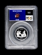 2004-S 25C Wisconsin Silver PR70DCAM