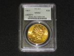 1907 $20 Liberty MS62