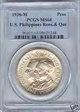 1936-M Peso Roosevelt-Quezon KM-177  Ag MS64