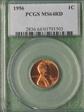 1956 1C MS64RD