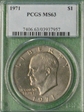 1971 $1 MS63