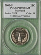 2000-S 25C Maryland PR69DCAM