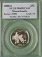 2000-S 25C Massachusetts PR69DCAM