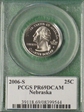 2006-S 25C Nebraska PR69DCAM