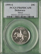 1999-S 25C Delaware Silver PR69DCAM